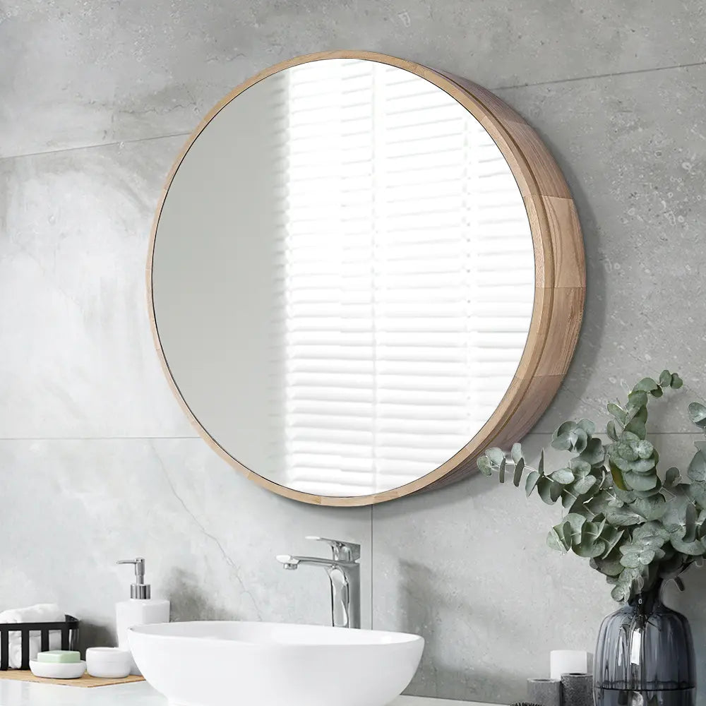 Sofie 600mm Round Wall-Mounted Mirror Bathroom Cabinet