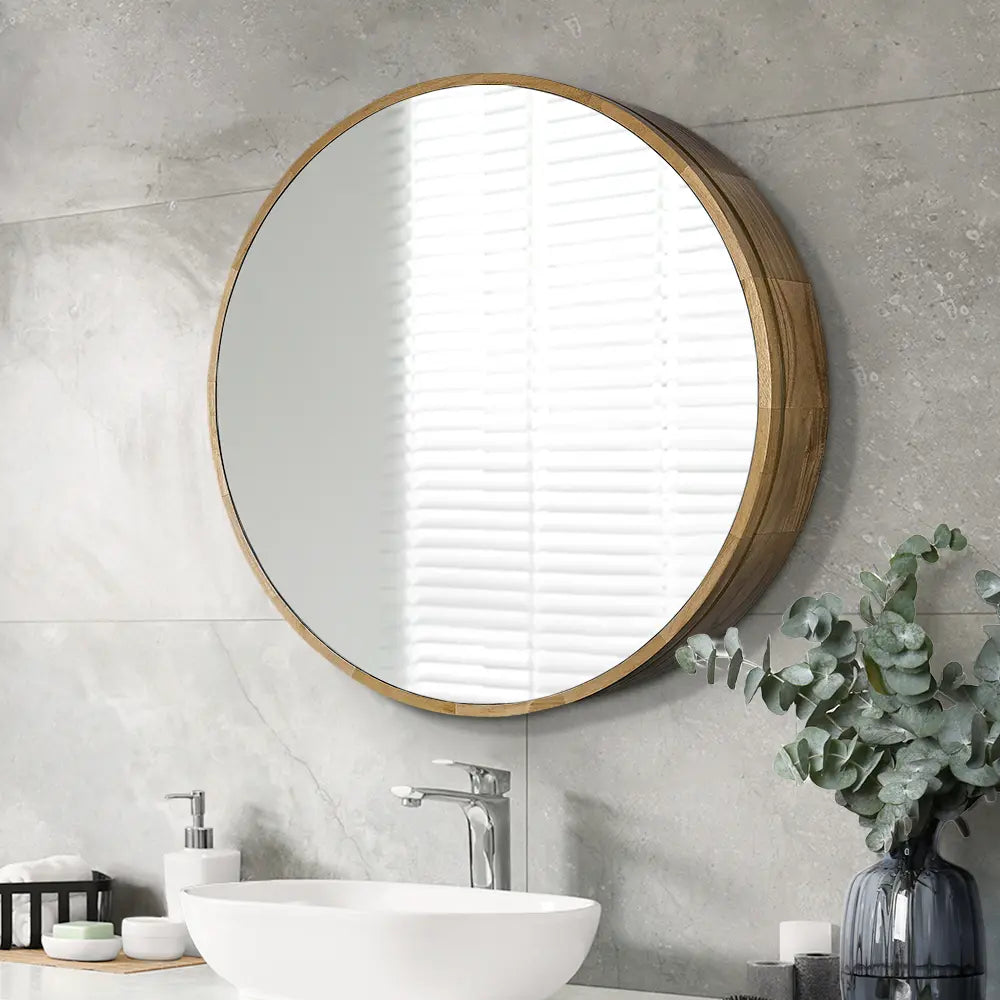 Sofie 600mm Round Wall-Mounted Mirror Bathroom Cabinet