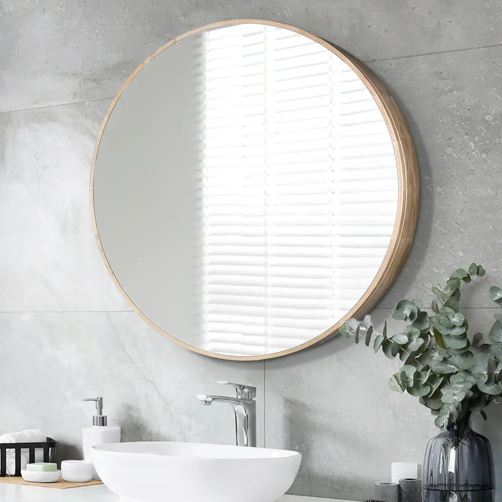 Sofie 800mm Round Wall-Mounted Mirror Bathroom Cabinet
