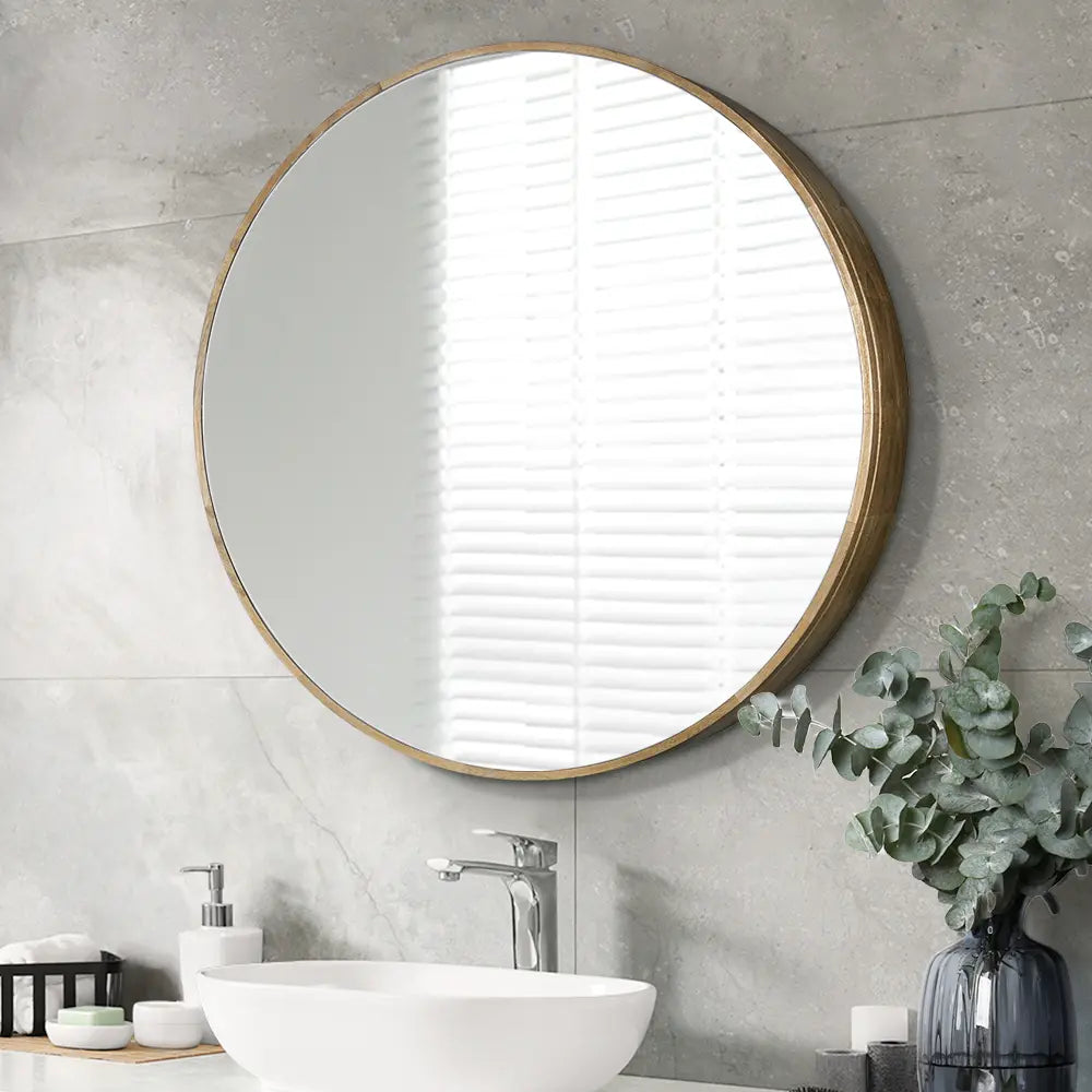 Sofie 800mm Round Wall-Mounted Mirror Bathroom Cabinet