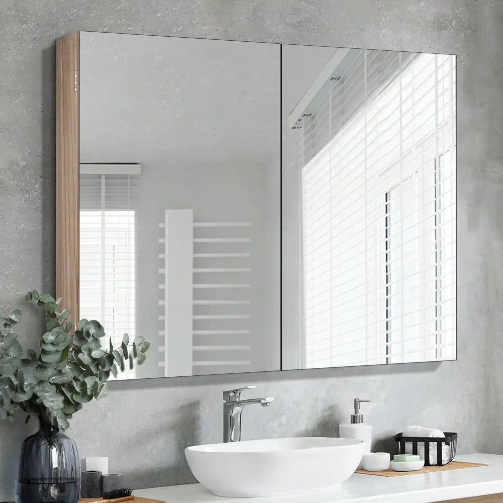 Sofie Rectangle Wall-Mounted Mirror Bathroom Cabinet