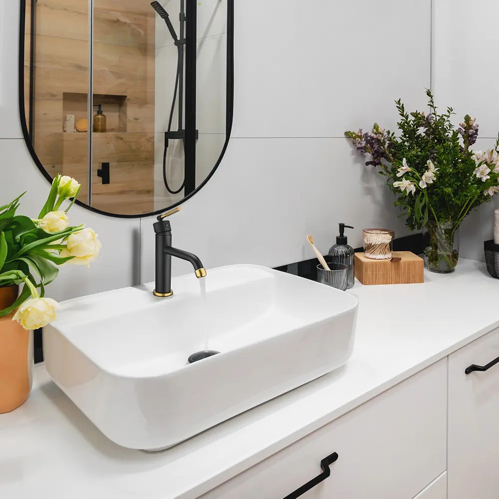 Xavier Stainless Steel Curved Basin Mixer