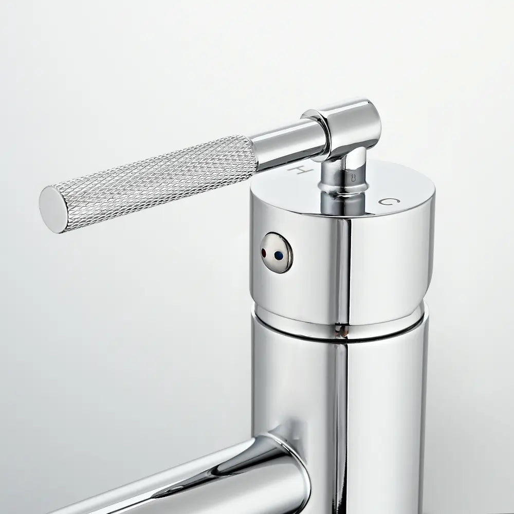 Xavier Stainless Steel Curved Basin Mixer