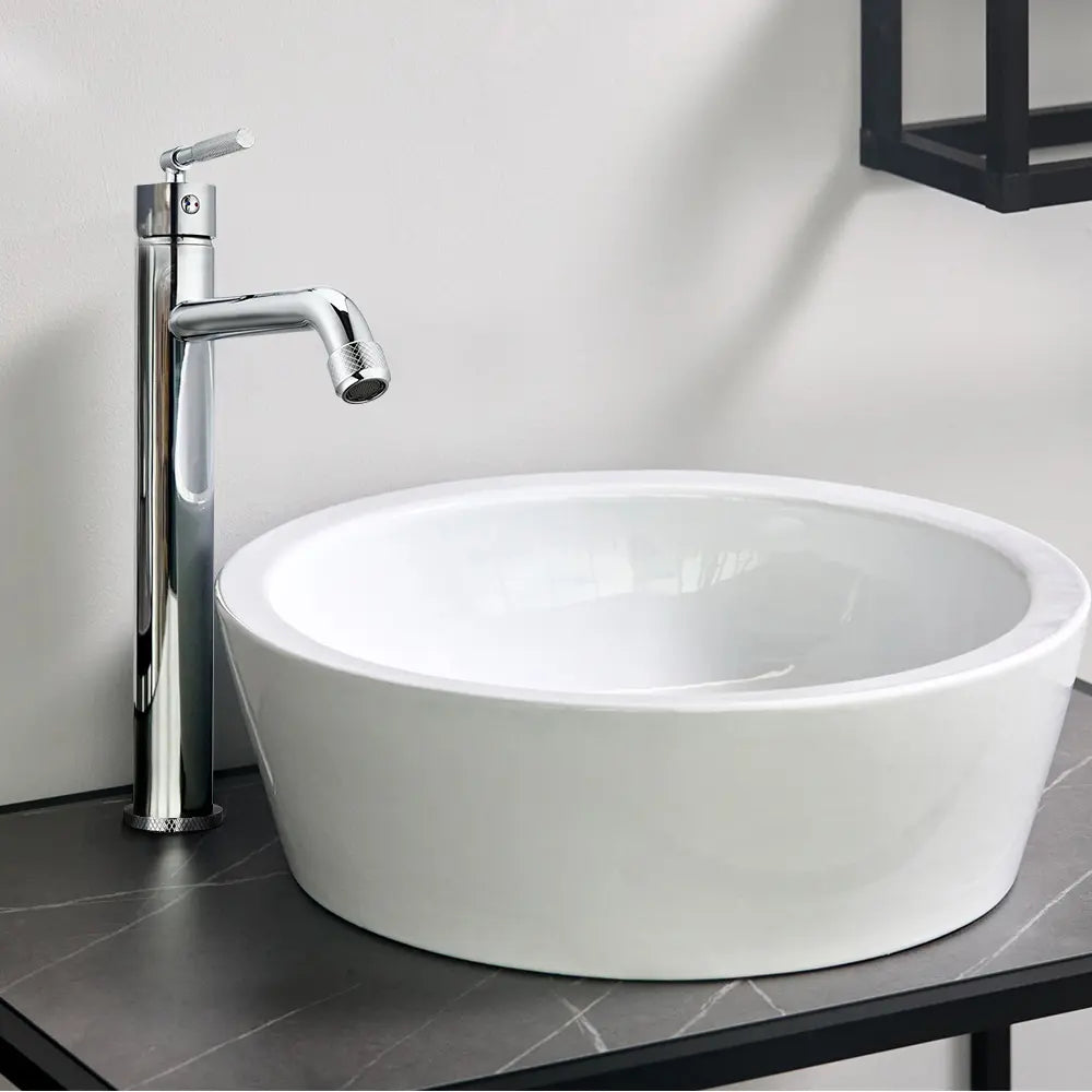 Xavier Stainless Steel Mid Rise Basin Mixer
