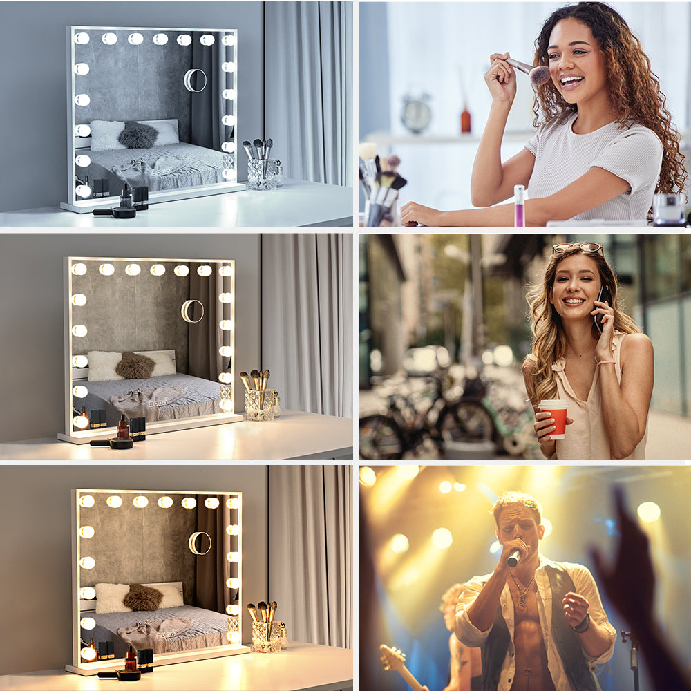 Glowin Hollywood Makeup Mirror Bluetooth