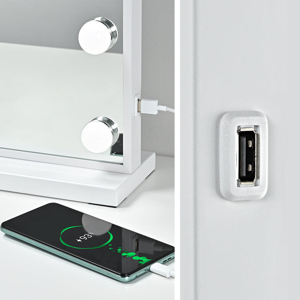 Glowin Hollywood Makeup Mirror Bluetooth