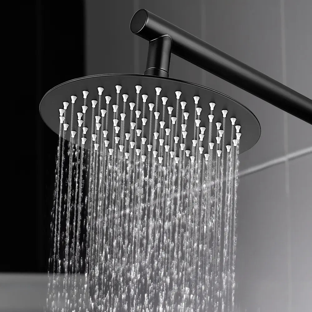 Declan Round Short Twin Shower Mixer Set