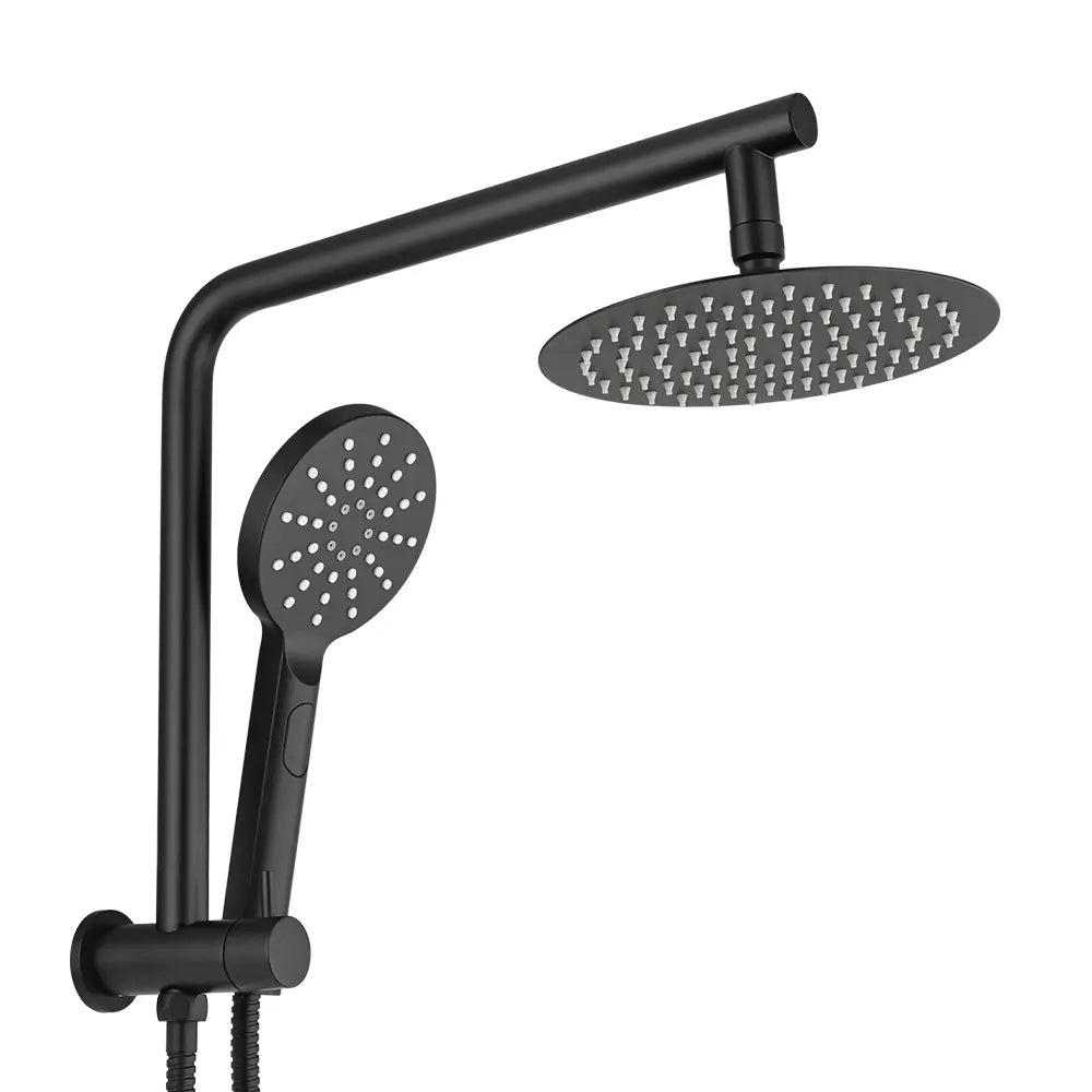 Declan Round Short Twin Shower Mixer Set