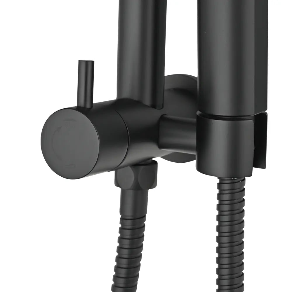 Declan Round Short Twin Shower Mixer Set