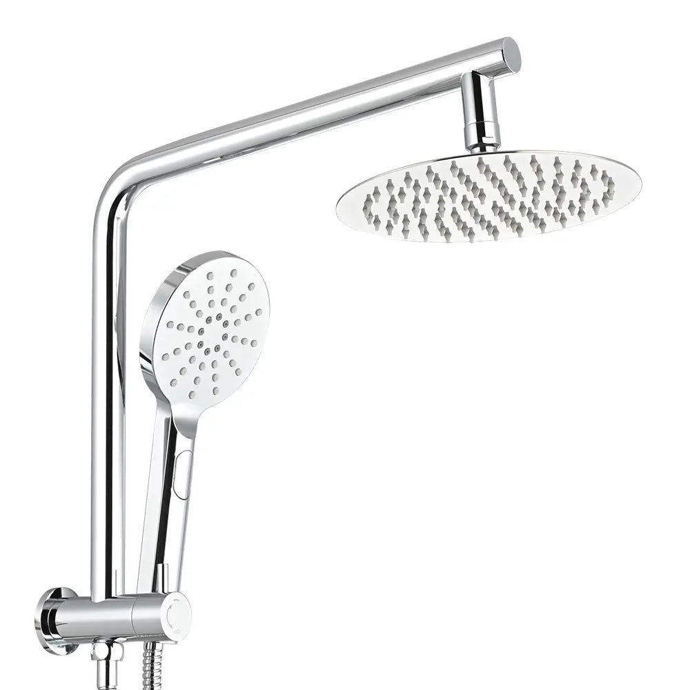 Declan Round Short Twin Shower Mixer Set