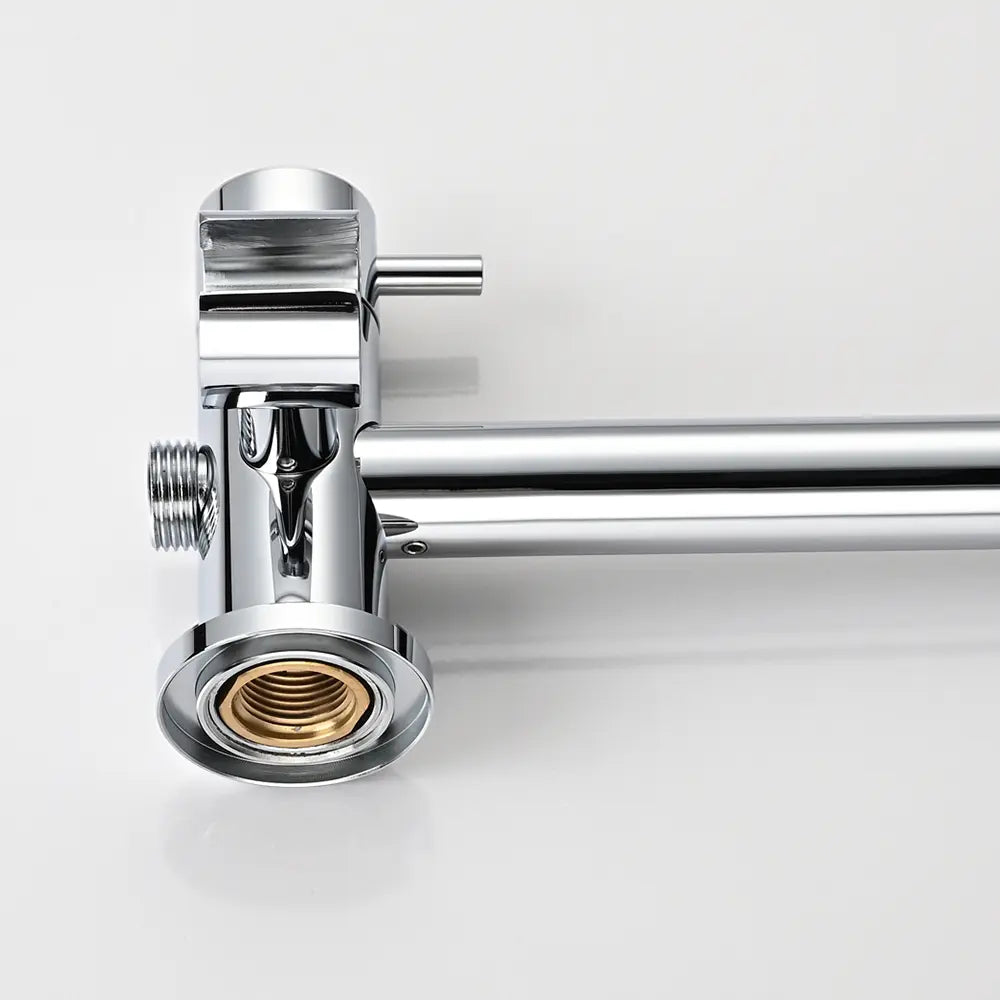 Declan Round Short Twin Shower Mixer Set