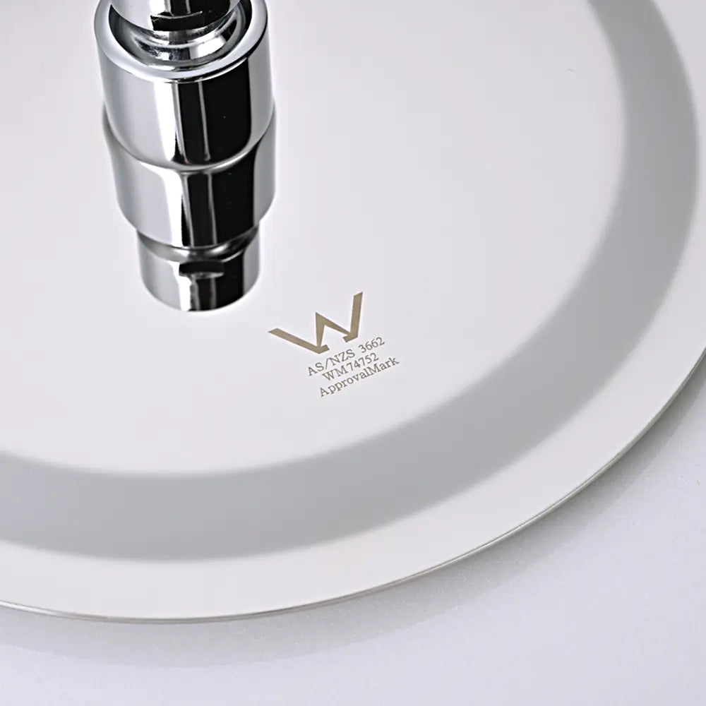 Declan Round Short Twin Shower Mixer Set