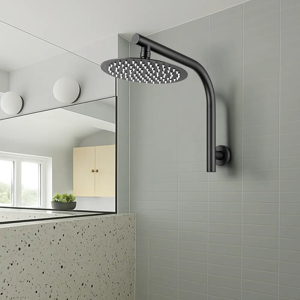 Round Rain Shower Arm & Head