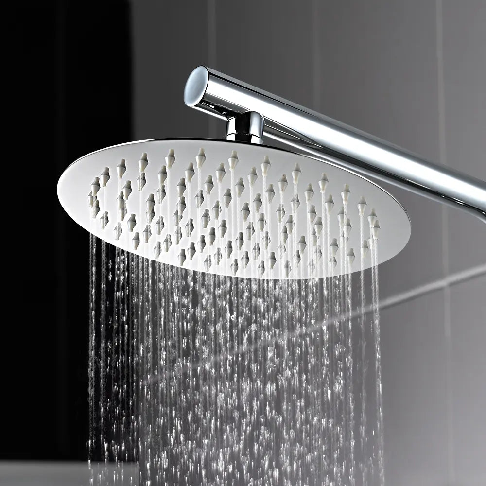 Round Rain Shower Arm & Head