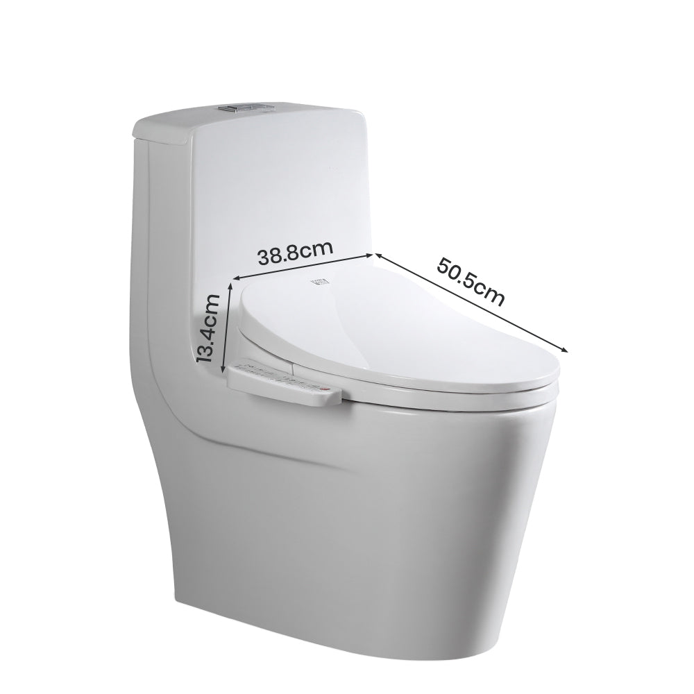 Smart Toilet Bidet Seat V Shape with Control Panel