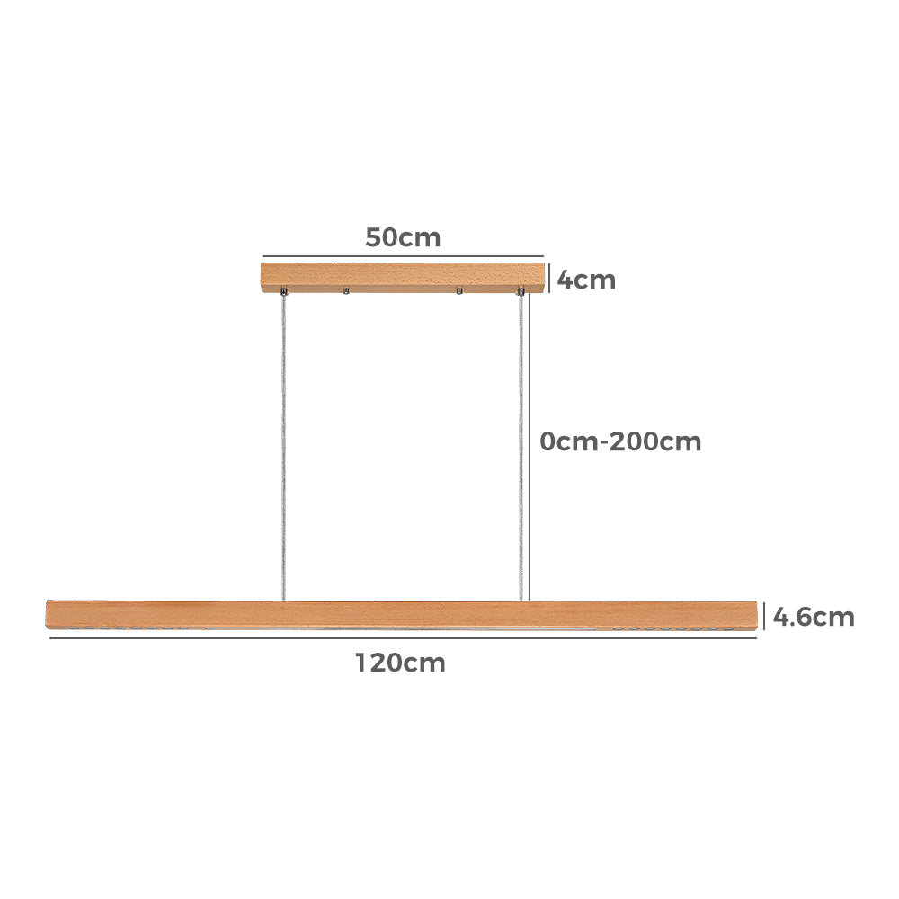 Solora Beech Wood LED Pendant Light