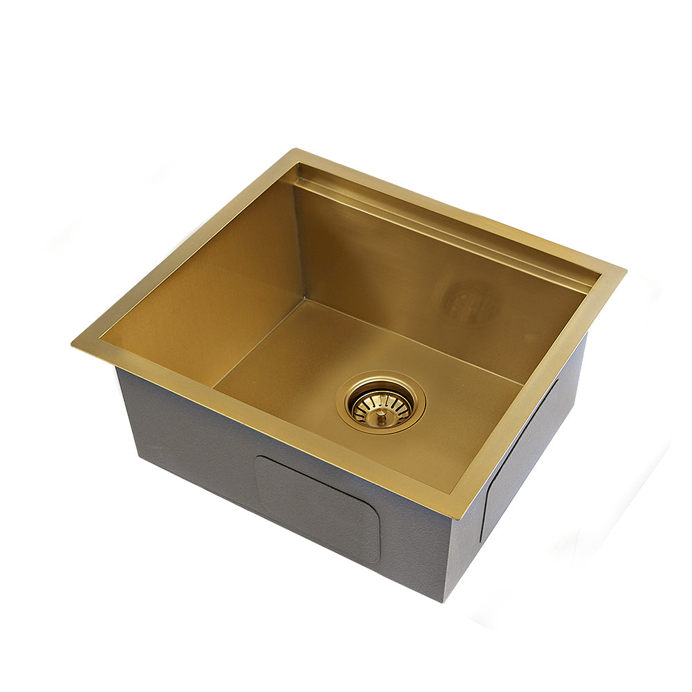 Sima 450x450mm Single Bowl Kitchen Sink 6Pc Workstation