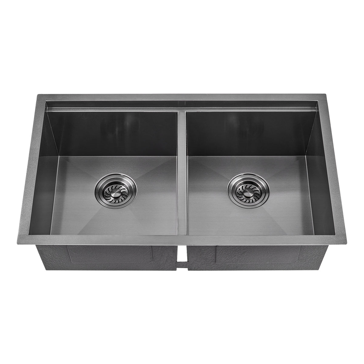 Sima 750x450mm Double Bowl Kitchen Sink 7Pc Workstation