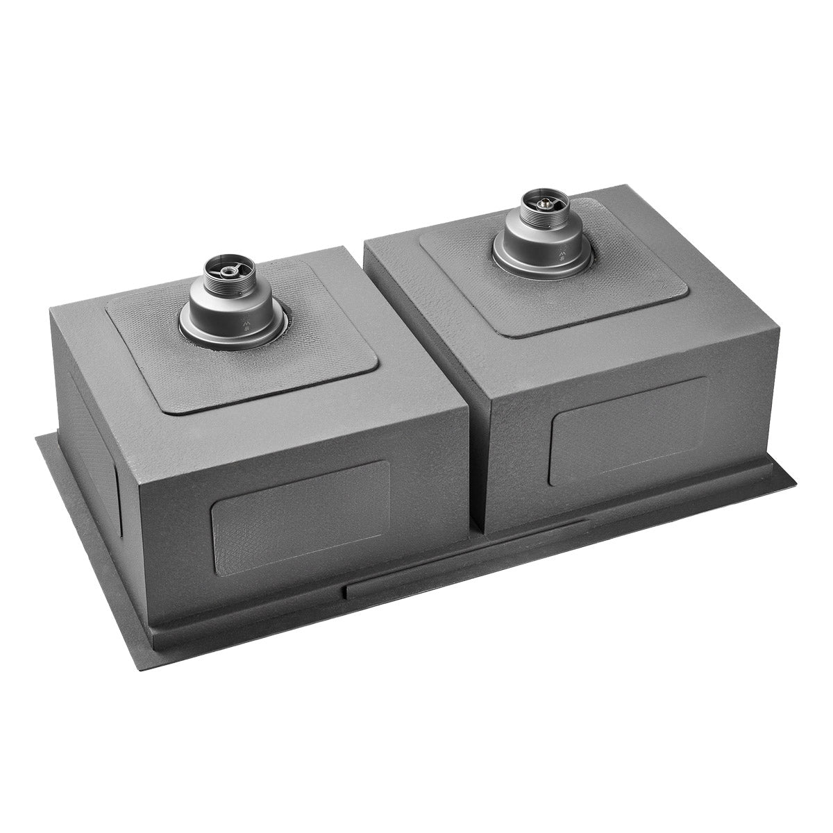 Sima 820x450mm Double Bowl Kitchen Sink 7Pc Workstation