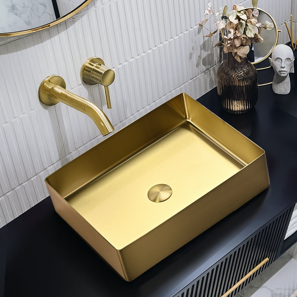 Sima-X 470x360mm Single Rectangular Bowl Kitchen Sink Basin Workstation