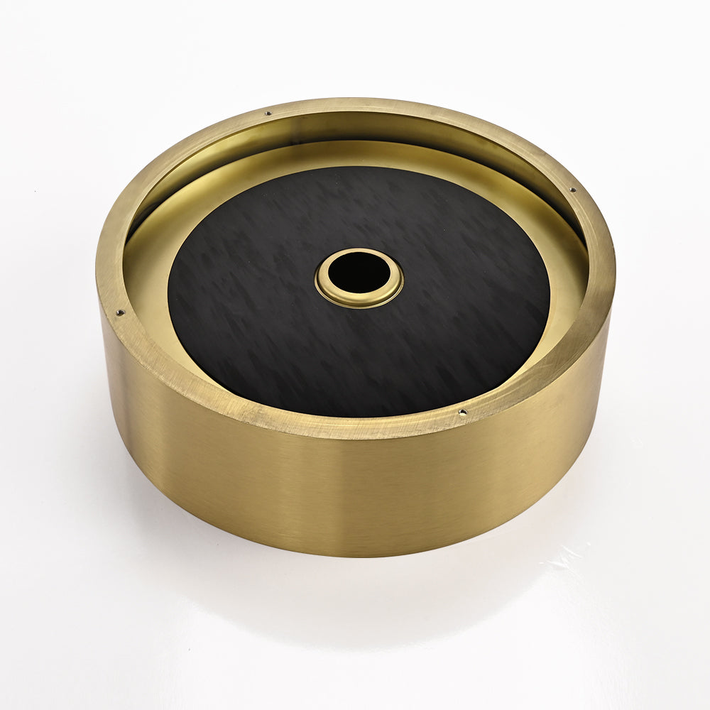 Sima-X 400x400mm Single Round Bowl Kitchen Sink Basin Workstation