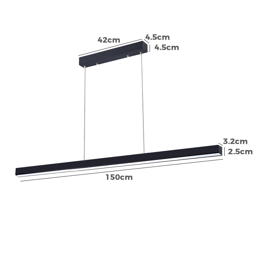 Sona Aluminium LED Linear Pendant Light