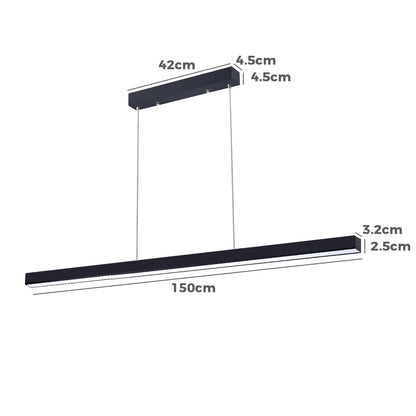 Sona Aluminium LED Linear Pendant Light