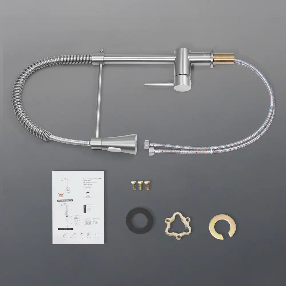 Vivi Spring Pull Down Sink Mixer Tap – Modern Kitchen Faucet ...