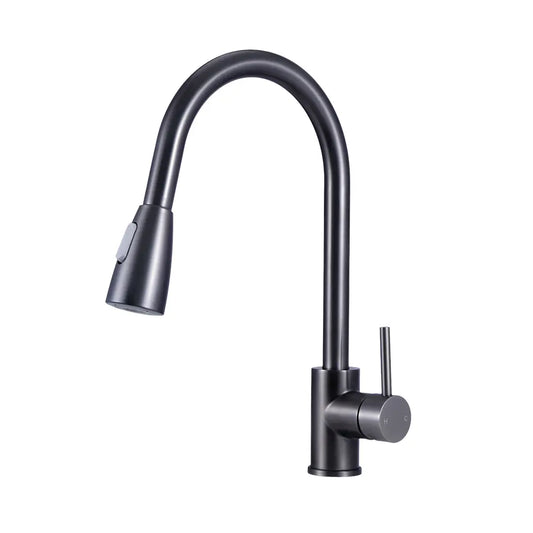 Lyla Gooseneck Pull Out Sink Mixer Tap