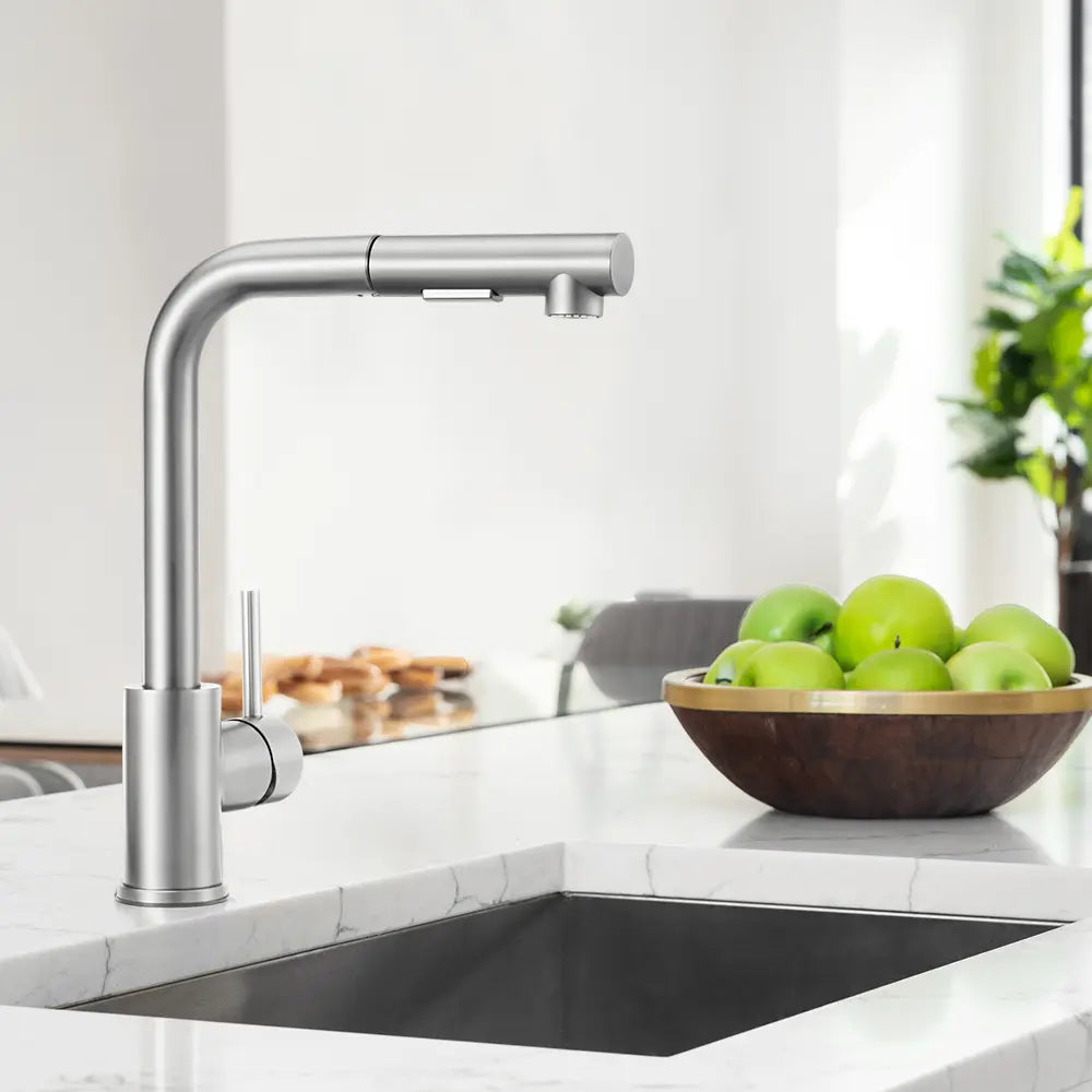 Beca Square Pull Out Sink Mixer Tap