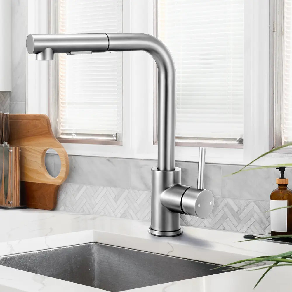 Beca Square Pull Out Sink Mixer Tap