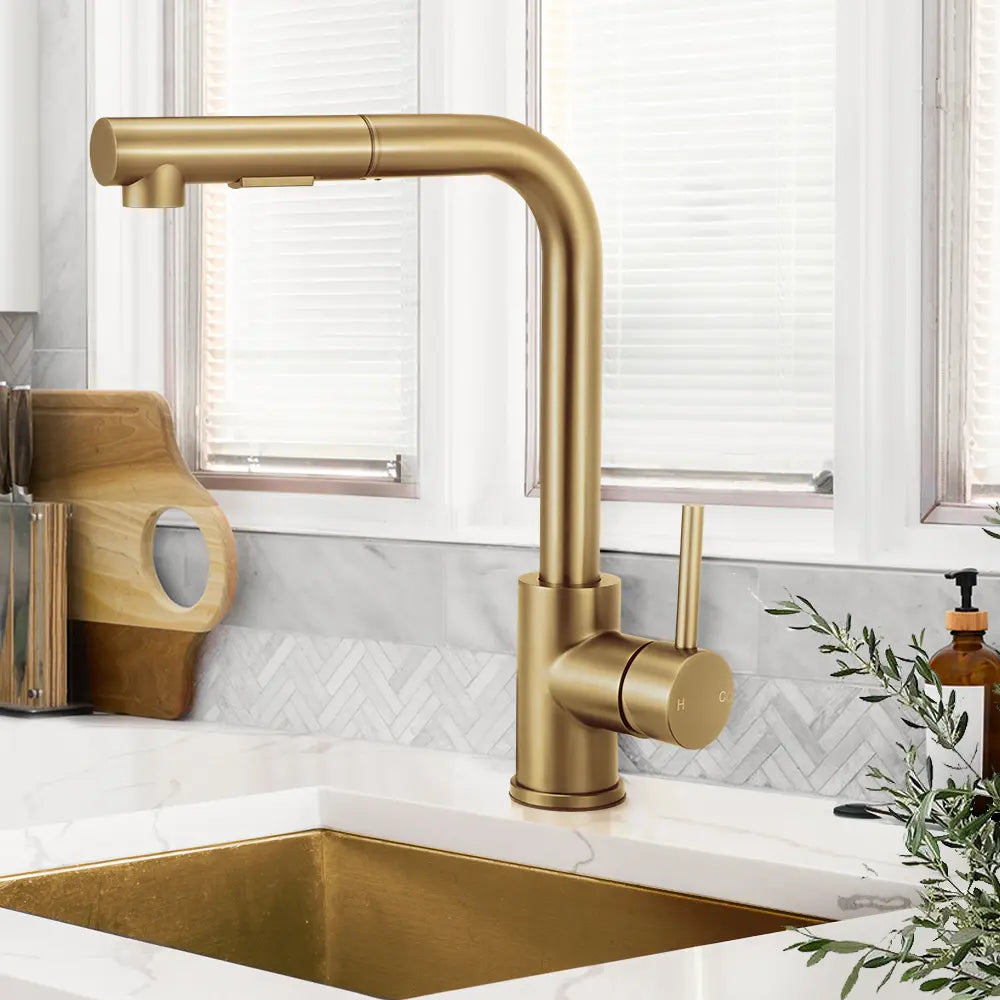 Beca Square Pull Out Sink Mixer Tap