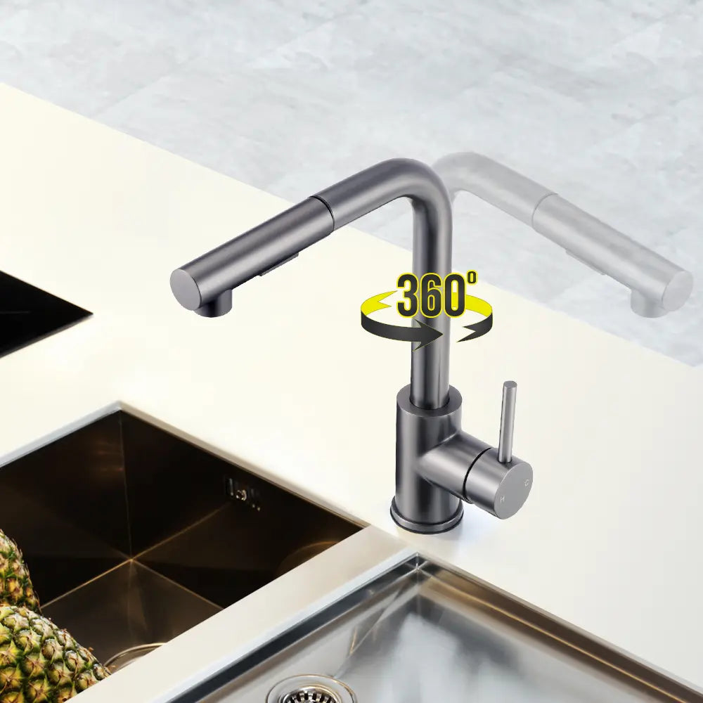 Beca Square Pull Out Sink Mixer Tap