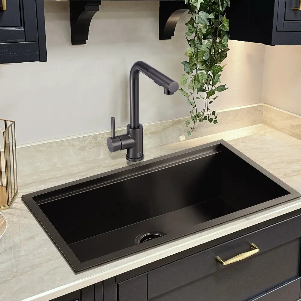 Beca Square Pull Out Sink Mixer Tap