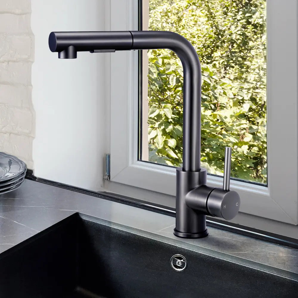 Beca Square Pull Out Sink Mixer Tap
