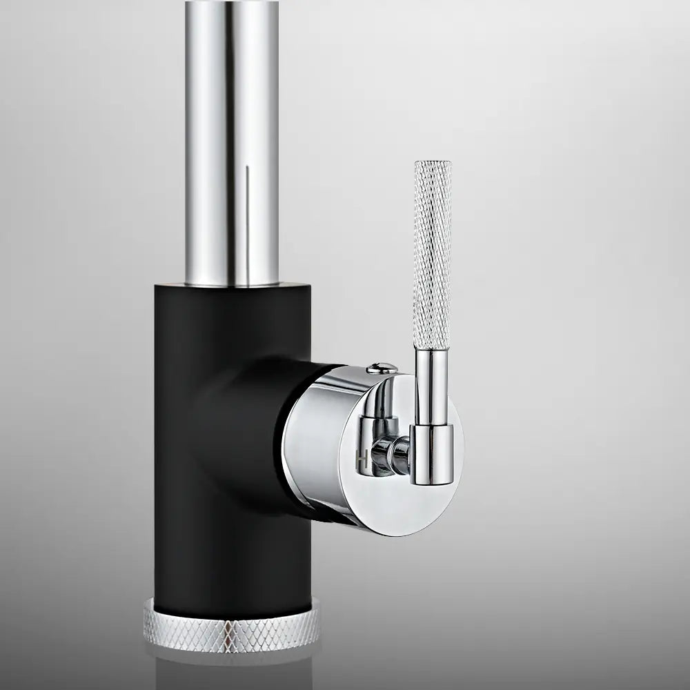 Kiko Square Pull Out Sink Mixer Tap Chrome