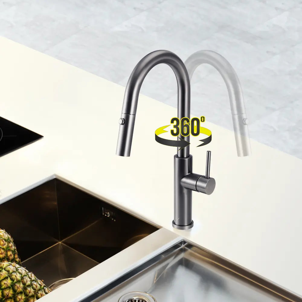 Arie Gooseneck Pull Out Sink Mixer Tap