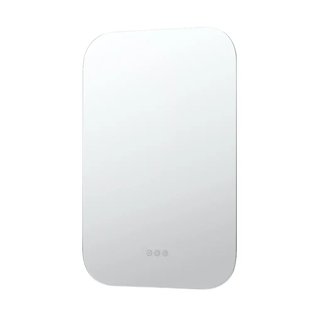 Frameless Rectangular Vertical LED Wall Mirror Round Corners Bathrooms ...