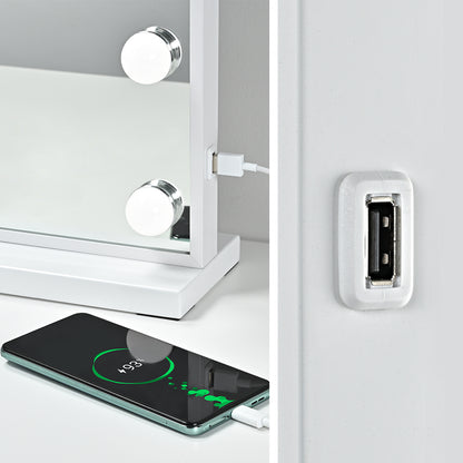 Glowin Hollywood Makeup Mirror Bluetooth