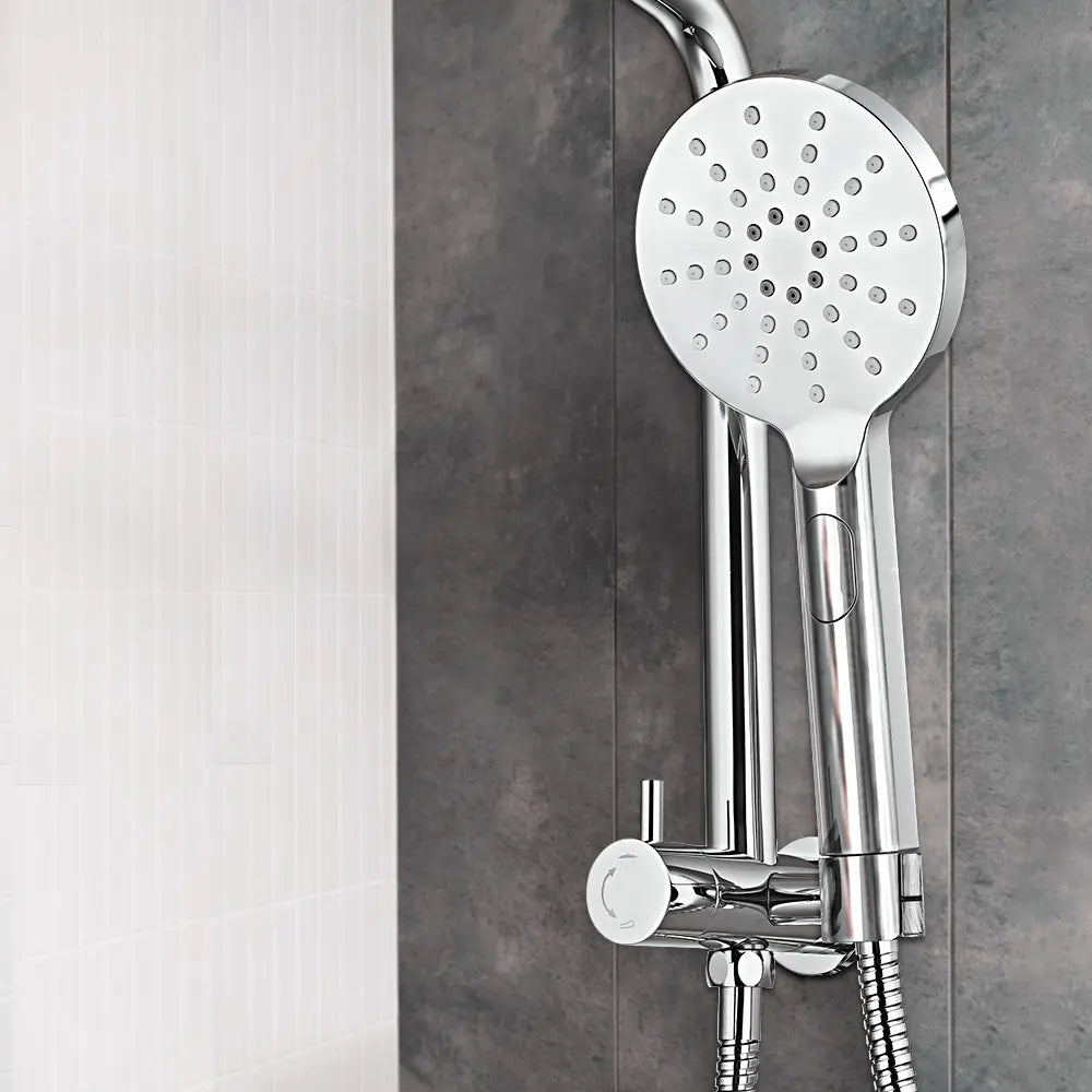 Declan Round Short Twin Shower Mixer Set