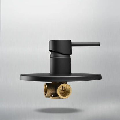 Round Euro Shower & Bath Mixer Diverter