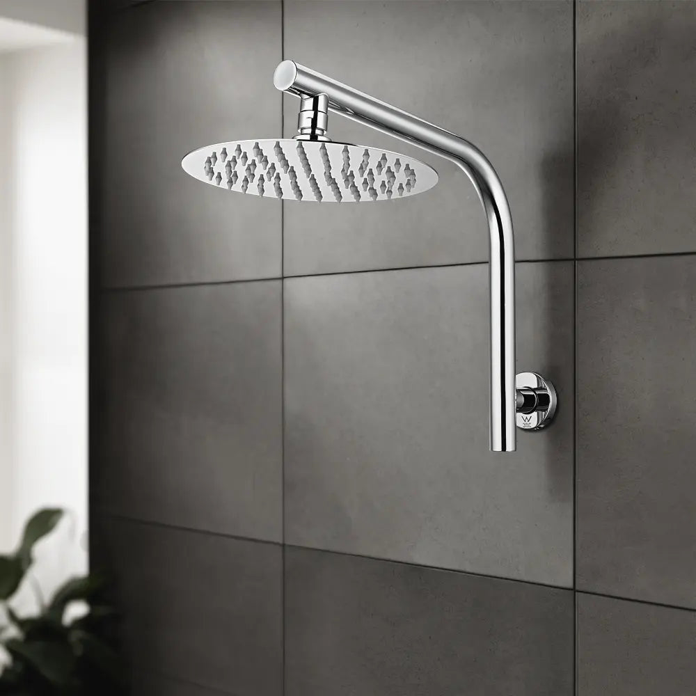 Round Rain Shower Arm & Head