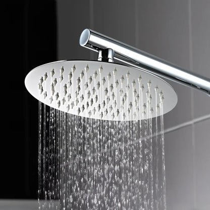 Round Rain Shower Arm & Head