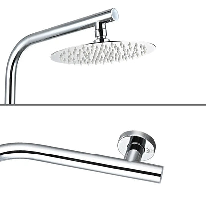 Round Rain Shower Arm & Head