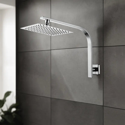 Square Gooseneck Shower Arm & Head