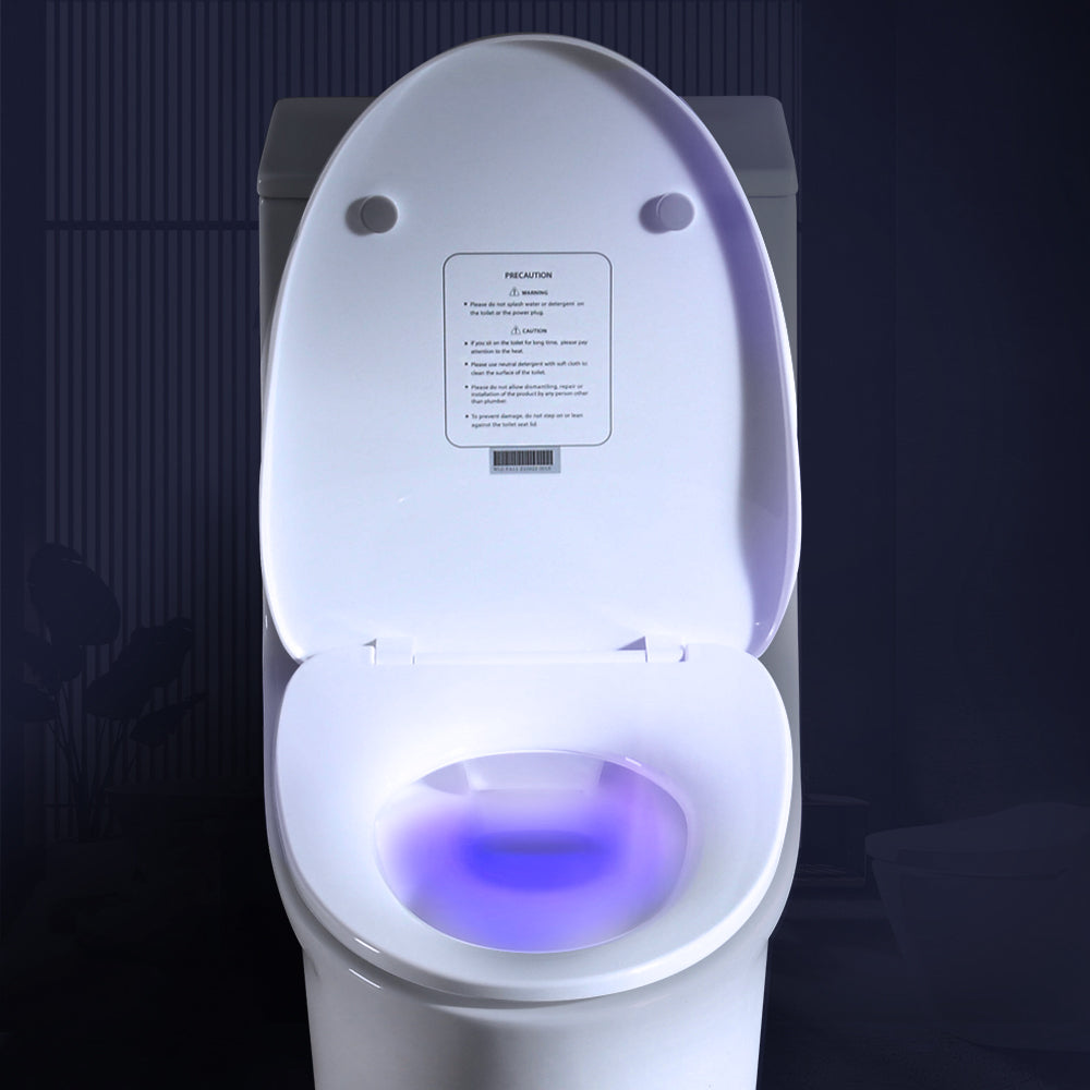 Heated Bidet Toilet Seat V Shape Auto Night Light