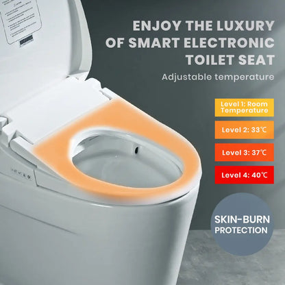 Smart Toilet Bidet Seat V Shape with Remote Control - Last 2 Stocks!