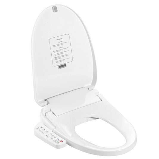 Smart Toilet Bidet Seat V Shape with Control Panel