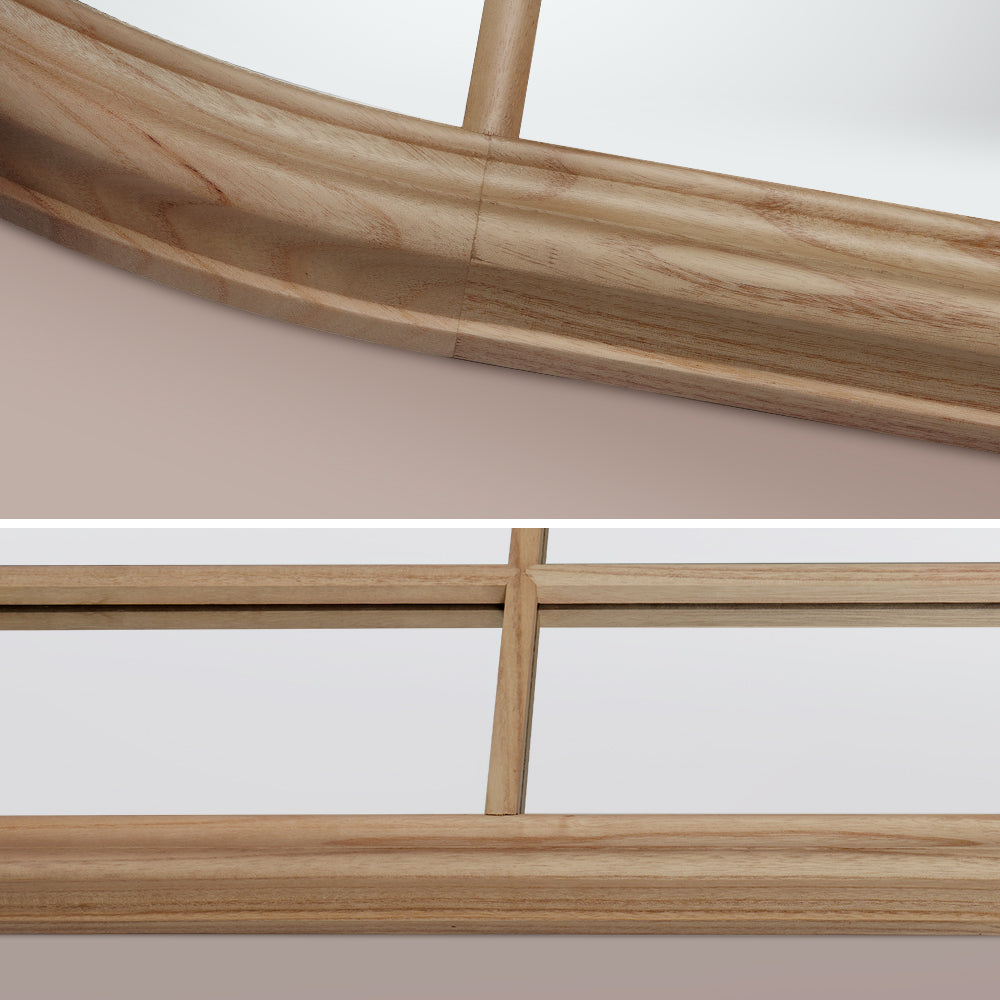 Close-up of wooden flooring with a focus on texture and grain.