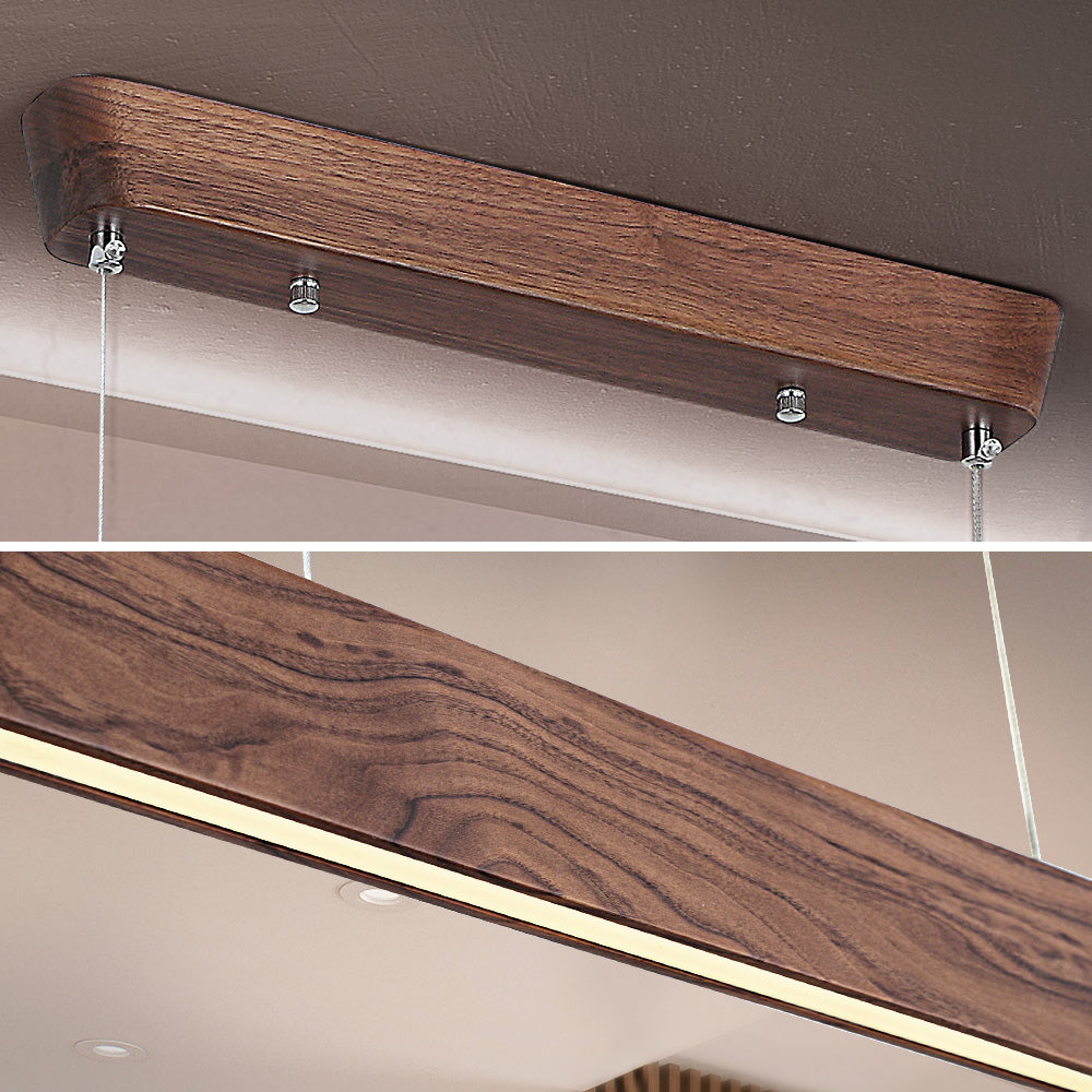 Zenith Walnut Wood LED Pendant Light - Limited Stocks!